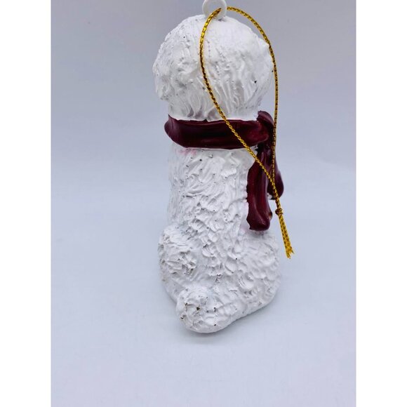 Bichon Frise Dog 2012 Holiday Christmas Ornament In Box by Paws & Claws READ - Picture 9 of 14